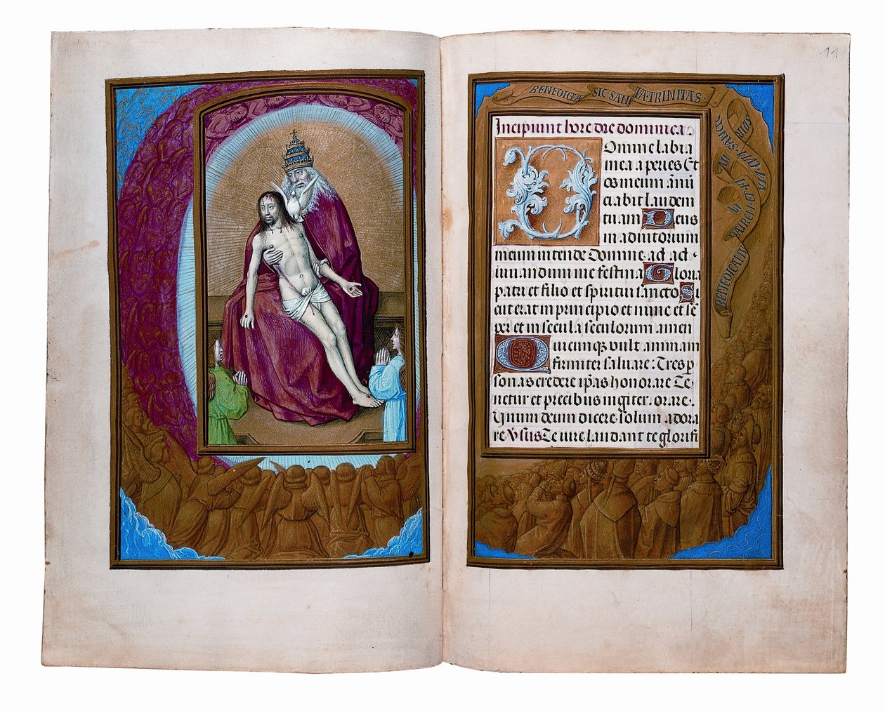 Rothschild Saatler Kitabından Folyolar, Ghent veya Bruges, c.1505 by Flemish School