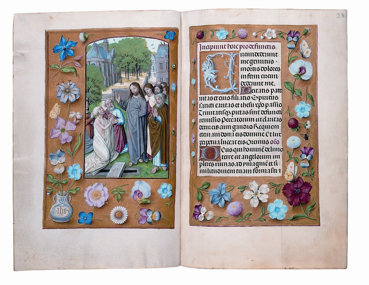 Rothschild Saatler Kitabından Folyolar, Ghent veya Bruges, c.1505 by Flemish School