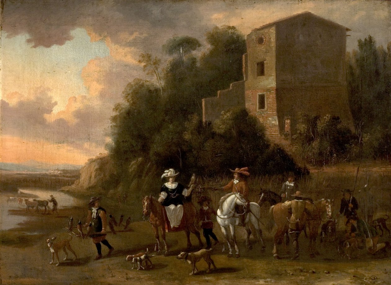 Hawking Partisi by Flemish School