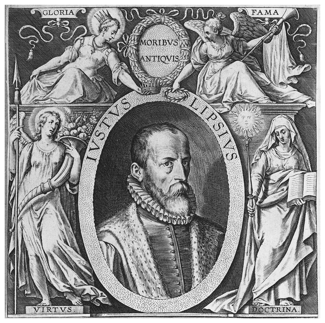 Justus Lipsius (gravür) by Flemish School