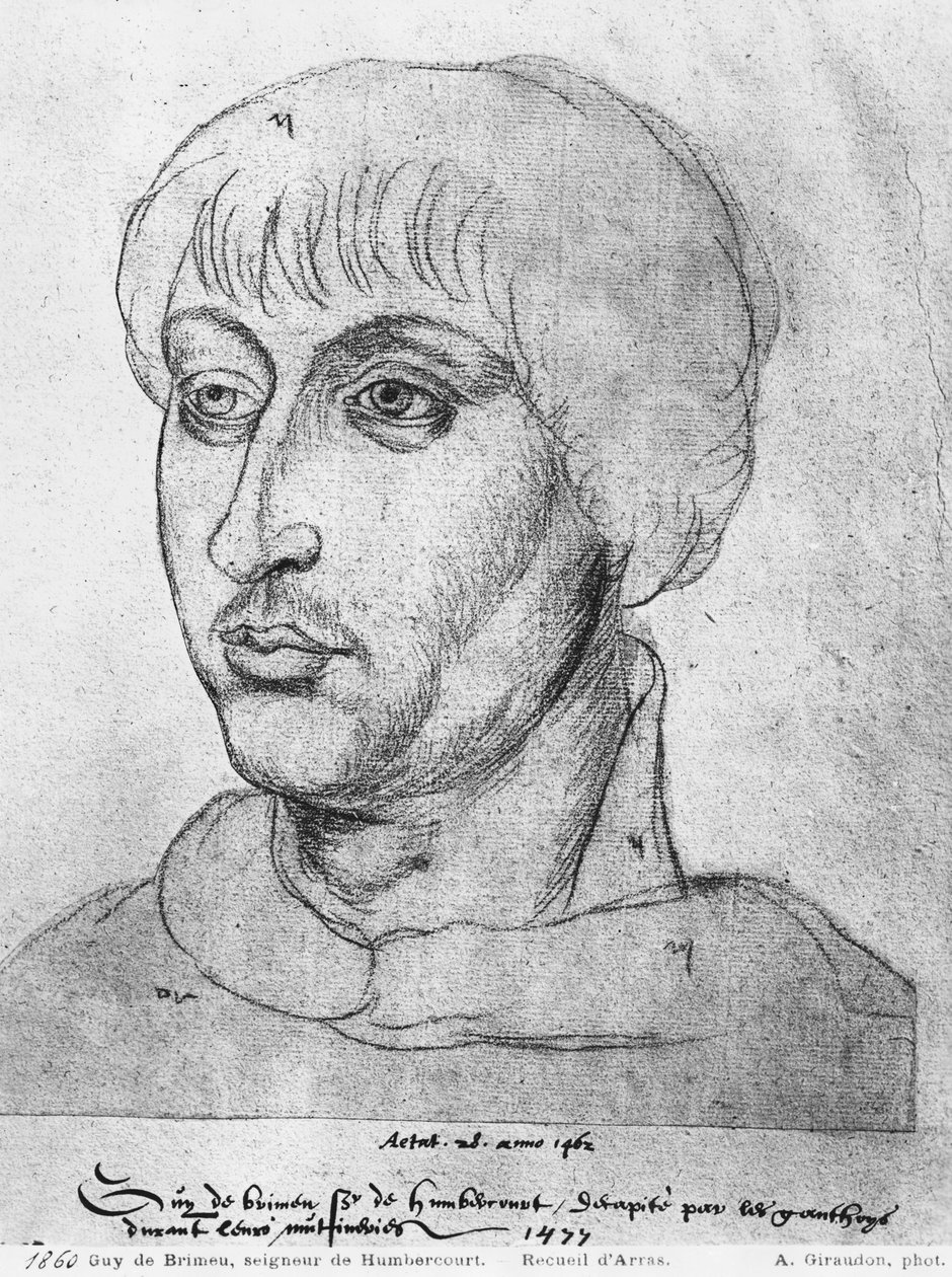 Ms 266 fol.214 Guy de Brimeu, Humbercourt Lordu, 