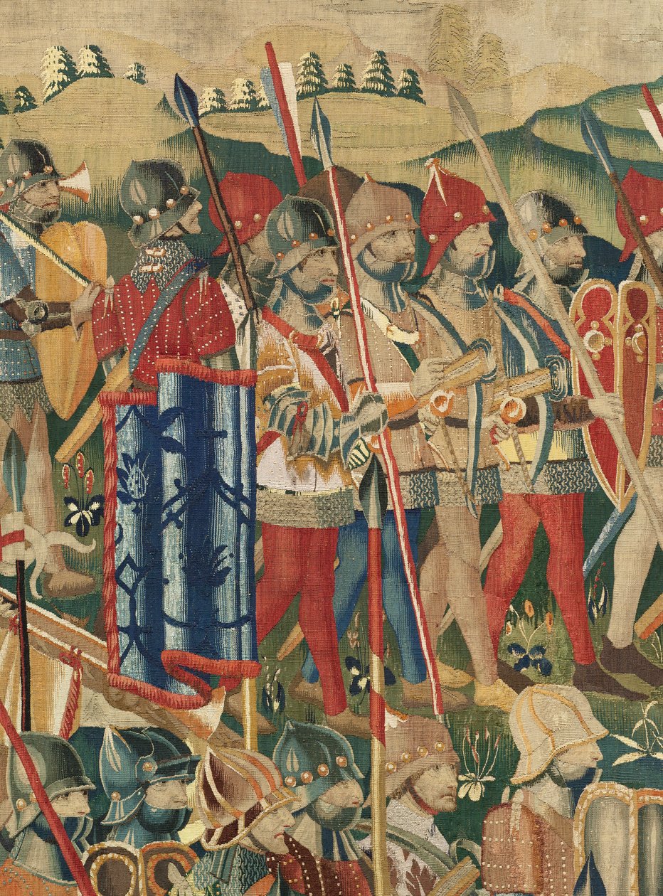Parish duvar halıları müzesi (Museo Parroquial de Tapices de Pastrana). Flaman halısı. Asilah