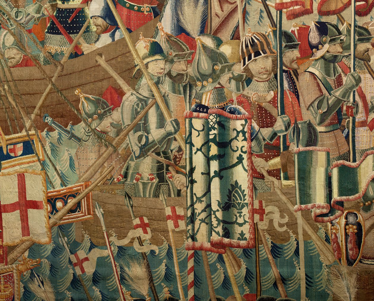 Parish duvar halıları müzesi (Museo Parroquial de Tapices de Pastrana). Flaman halısı. Asilah