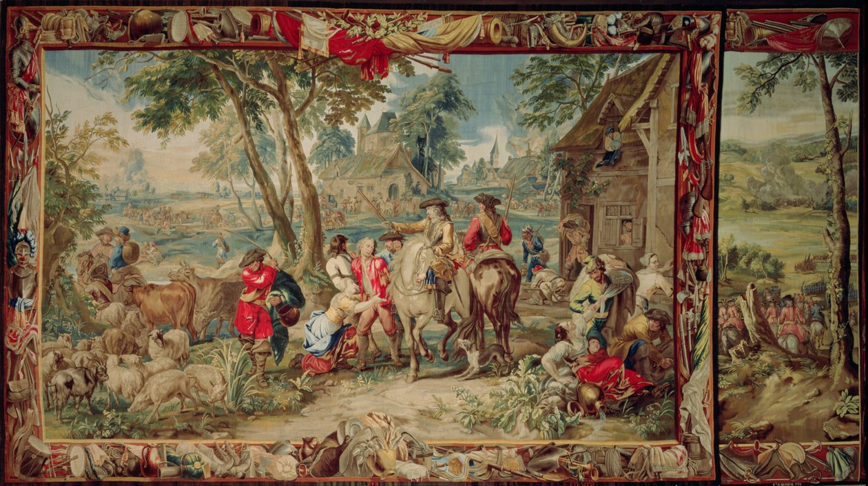 Yağma, Askeri Bilimler serisinden, Judocus de Vos Atölyesi, c.1715-24 by Flemish School