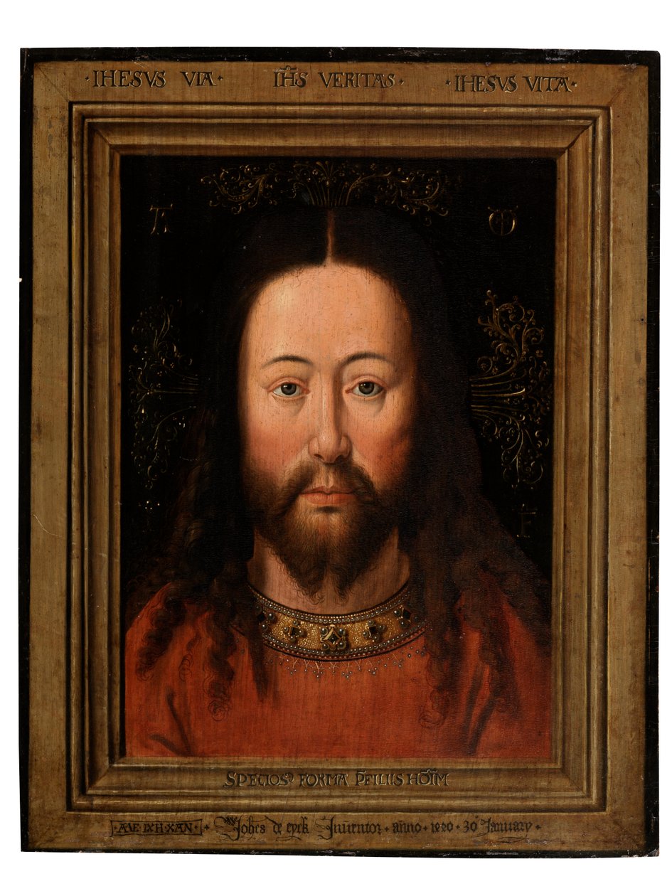 İsa'nın Portresi (panel üzerine yağlıboya) by Flemish School