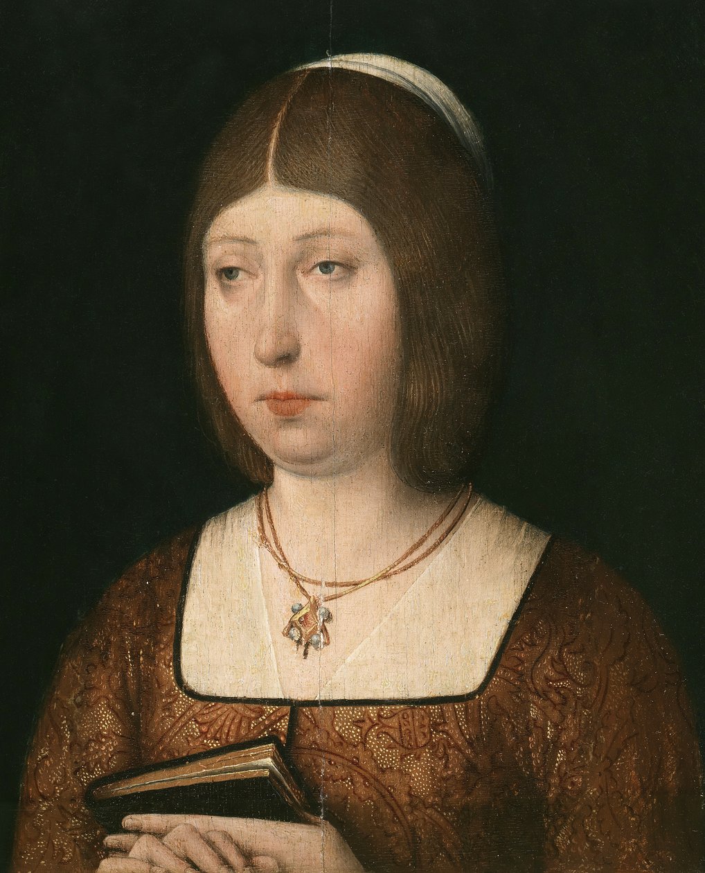 Isabella'nın Portresi "Katolik", Kastilya Kraliçesi, c.1490 by Flemish School