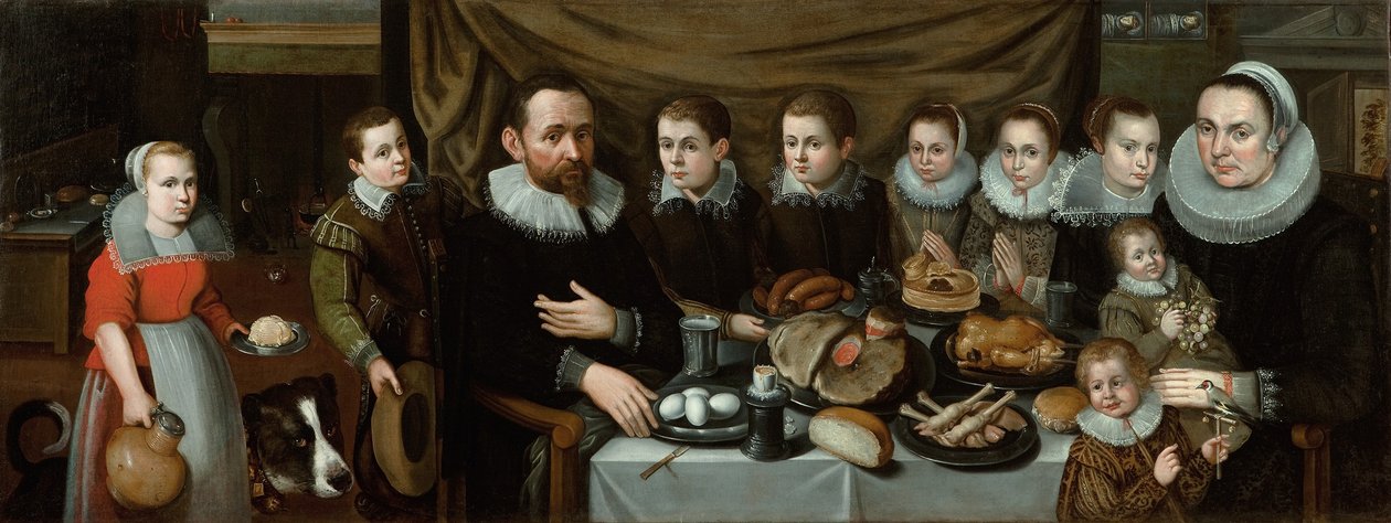 Öğle Yemeğinde Bir Ailenin Portresi, 1610
