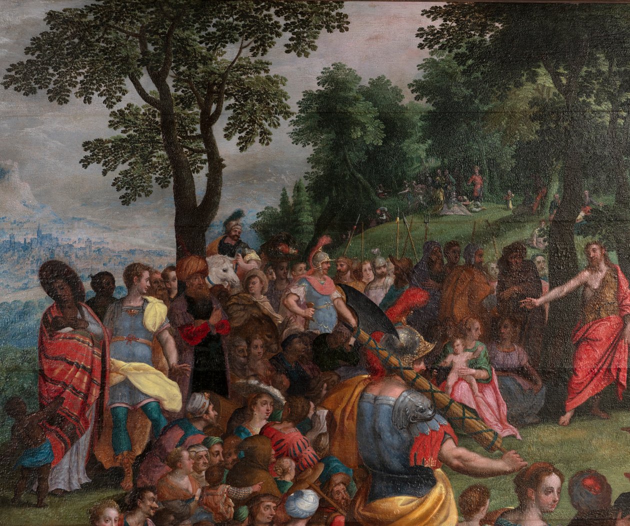 Yahya'nın çölde vaaz etmesi by Flemish School
