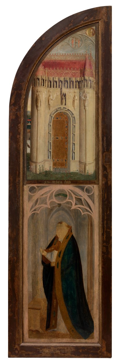 Madonna ve Petrus Wijts'in sağ paneli (panel üzeri yağlı boya) by Flemish School
