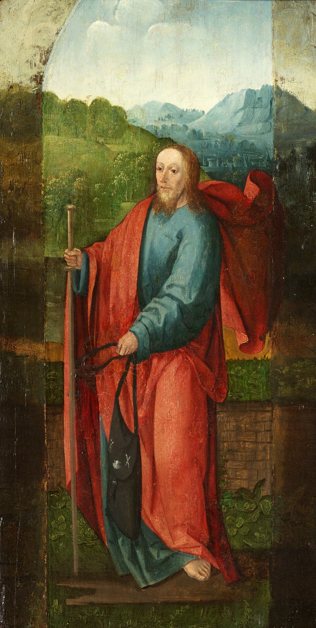 Aziz Andrew ve Donör, Aziz James [2 panel] by Flemish School