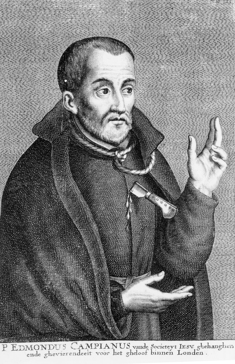 Saint Edmund Campion, Jacques Neeffs tarafından yapılan bir baskıdan by Flemish School