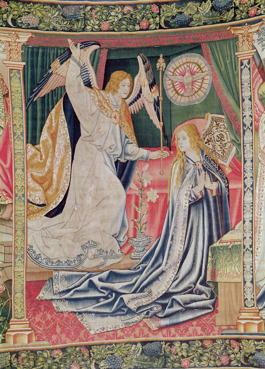 Müjde, Brüksel Çalıştayı, c.1510 by Flemish School