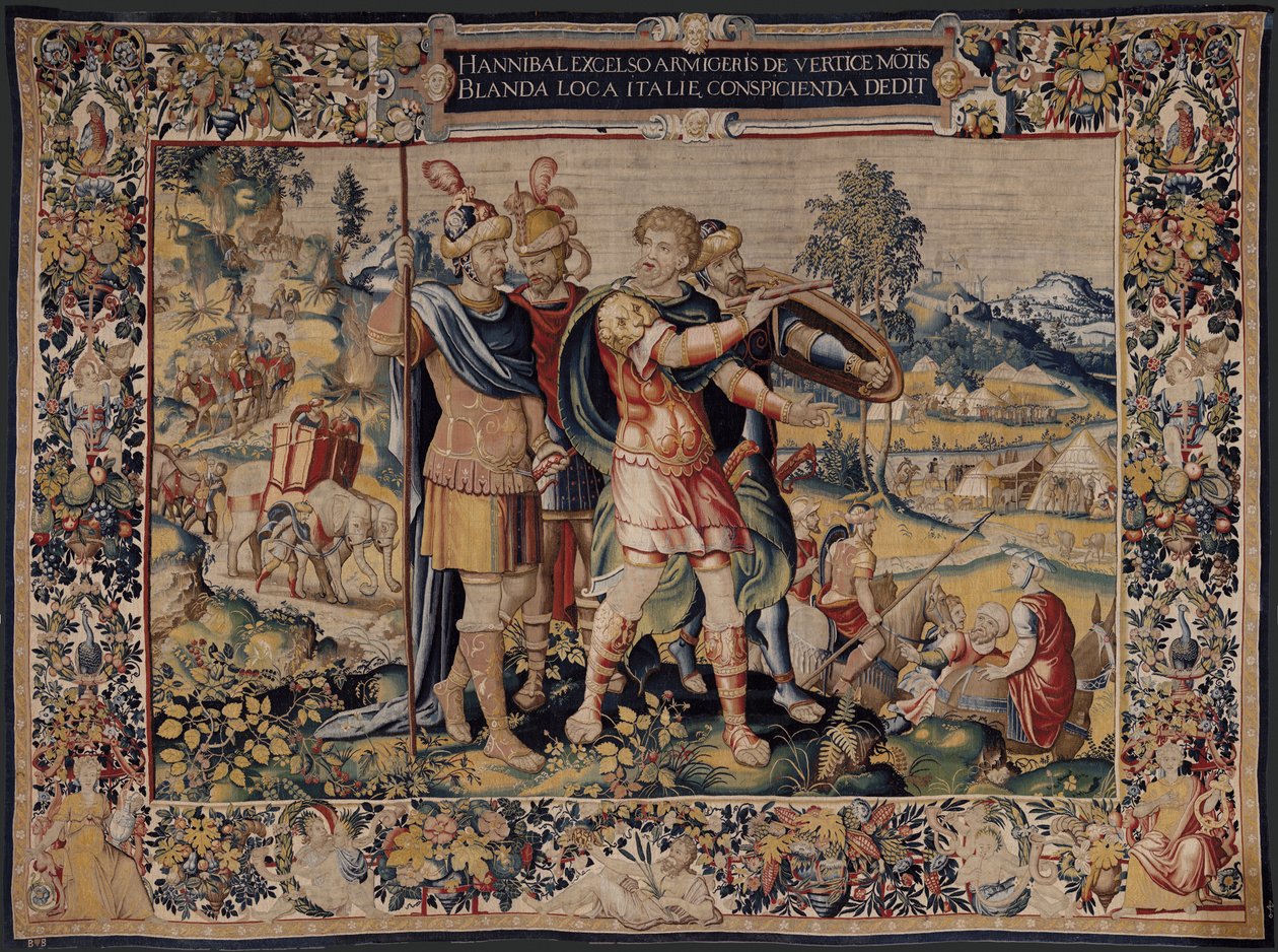 Hannibal'in Tarihi, 1570 dolayları (goblen) by Flemish School