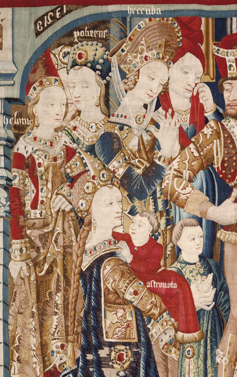 Truva Savaşı: Aşil Çadırı. CA. 1470 (goblen) by Flemish School