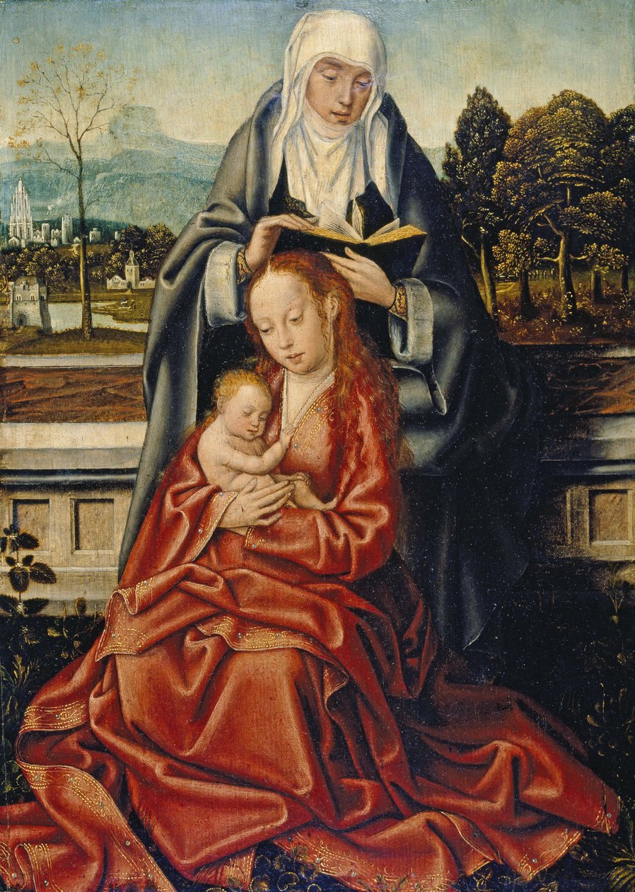 Aziz Anne ile Bakire ve Çocuk by Flemish School