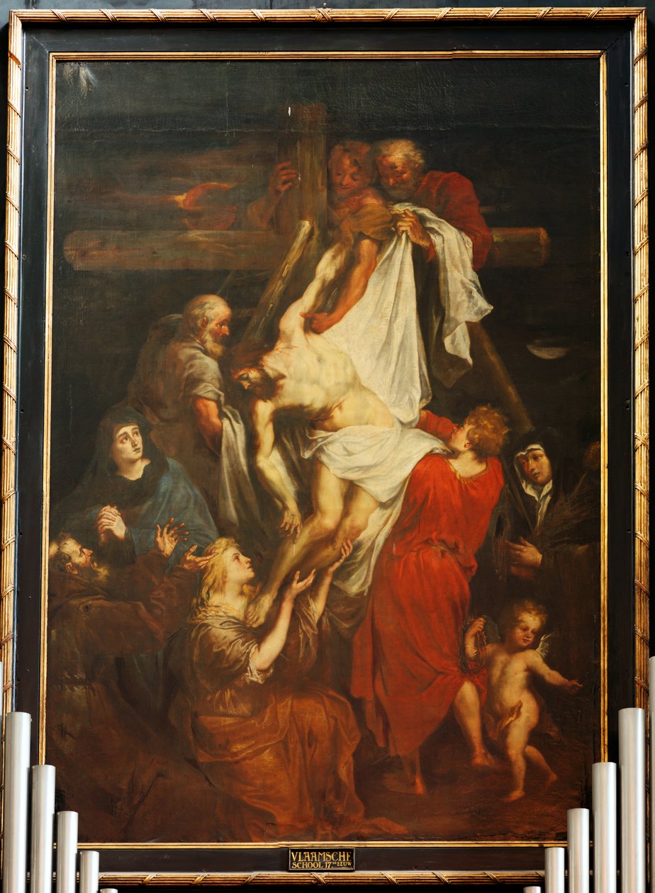 Yüksek sunak. Boyama. Flaman usta. 17. yüzyıl. by Flemish School