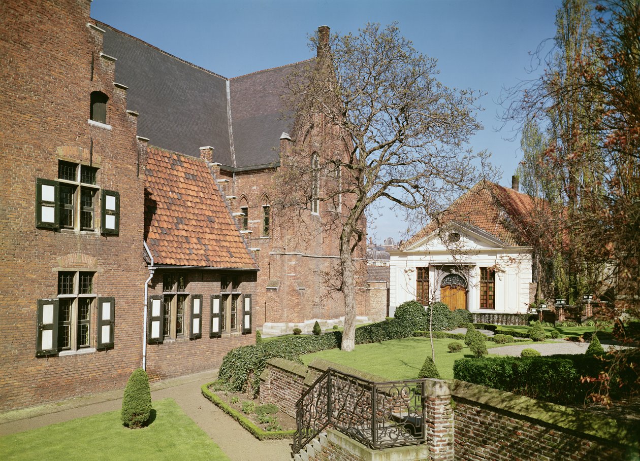 Başrahibe Evi, yemekhane ve yatakhanenin görünümü (ayrıca bkz. 208606, 375105, 375106 ve 375107) by Flemish School