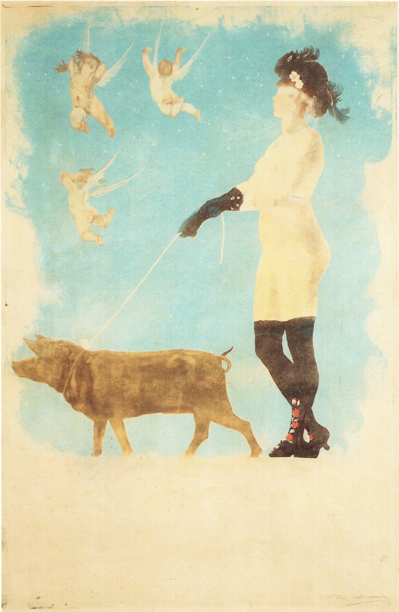 pornografi by Félicien Rops