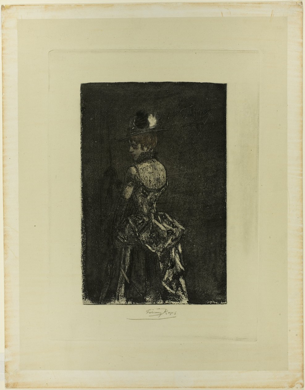 İlk adım by Félicien Rops