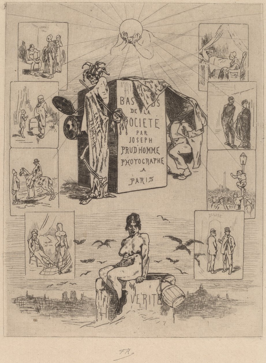 Frontispiece: Toplumun Kalıntıları (Les bas-fonds de la societe) by Félicien Rops