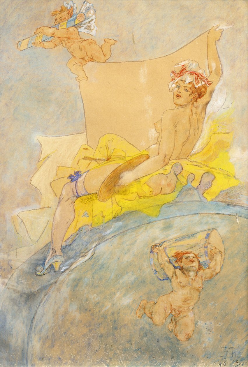 Sergi Afişi; Sergi Afişi, 1896 by Félicien Rops