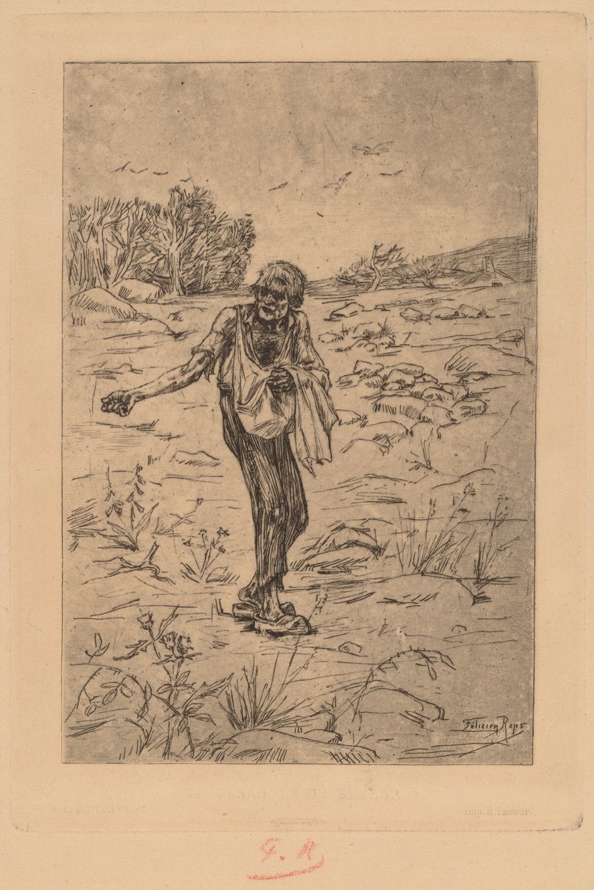 Ekincinin Meseli, Mesellerin Ekincisinin Mesel, 1876. by Félicien Rops