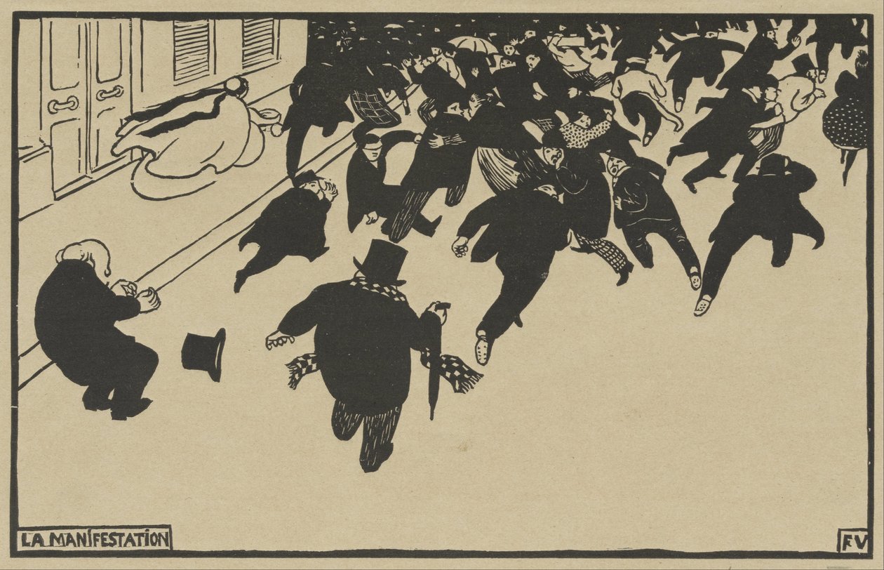 Gösteri by Felix Edouard Vallotton