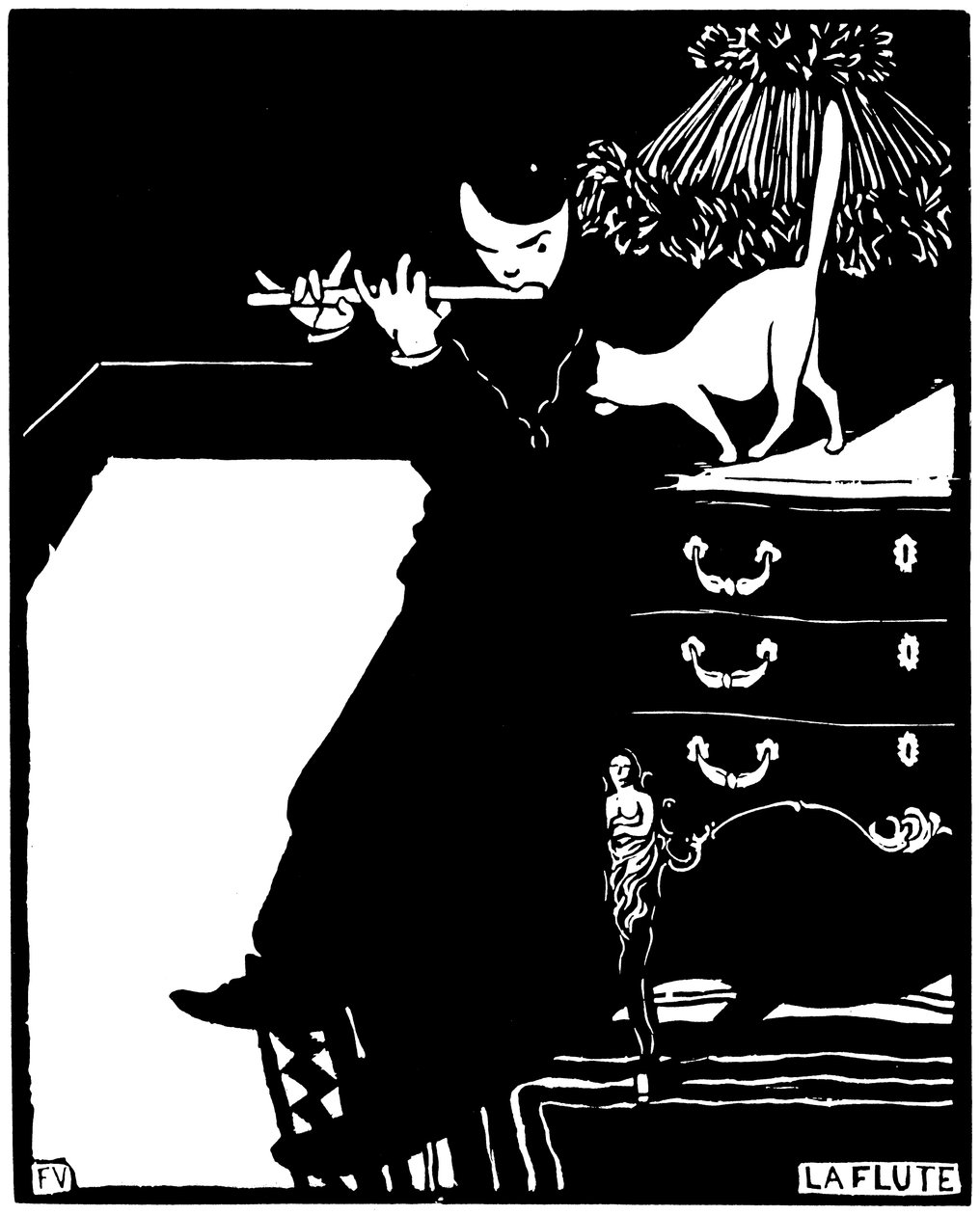 Flüt by Félix Valloton
