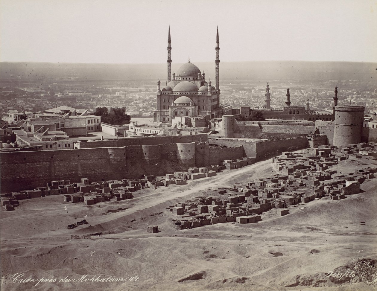 Kahire, Mokkatam yakınlarında, 1870