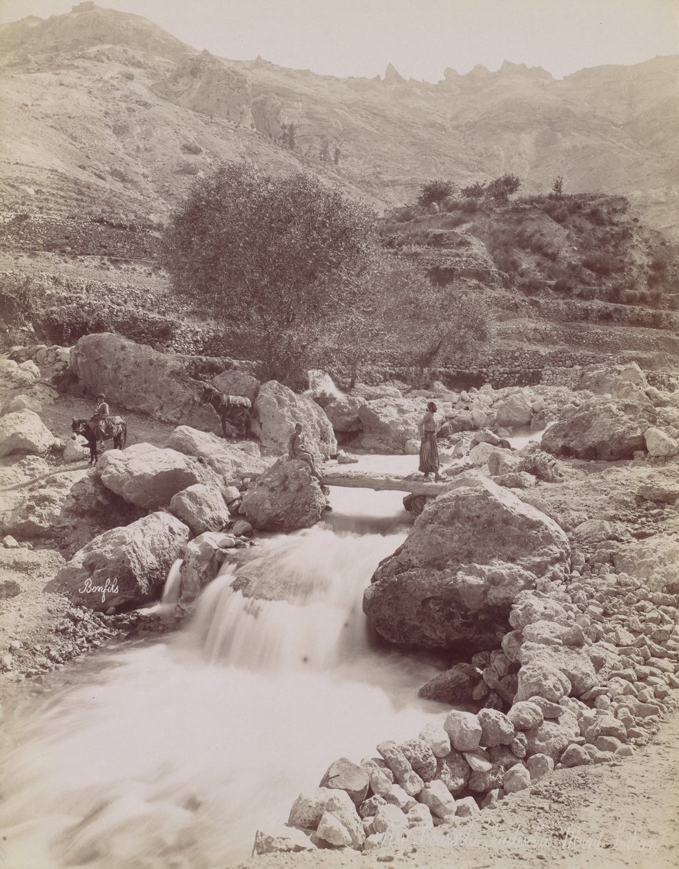 Cours du Kadisha, Monte Lizbon, 1860
