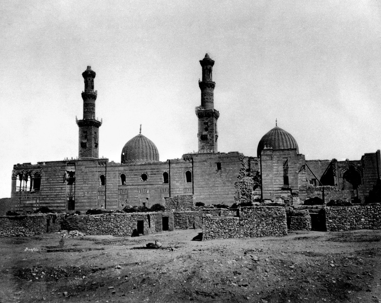 Sultan Barquq Camii, Kahire, Mısır, 1878 by Félix Bonfils