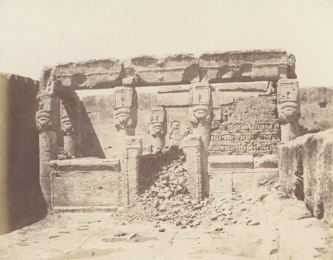 Dendera Tentyris, Athor Tapınağı - Güney-Batı Açısına Yerleştirilmiş Kutsal Alan..., 1851-52, 1853-54