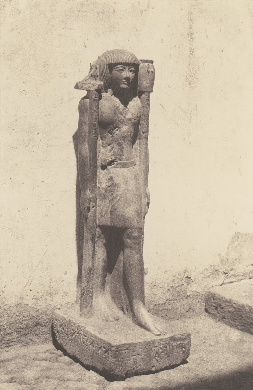 Stout Lycopolis, Statue Appartenant au Docteur Cuny, 1851-52, 1853-54 basılmış. by Félix Teynard