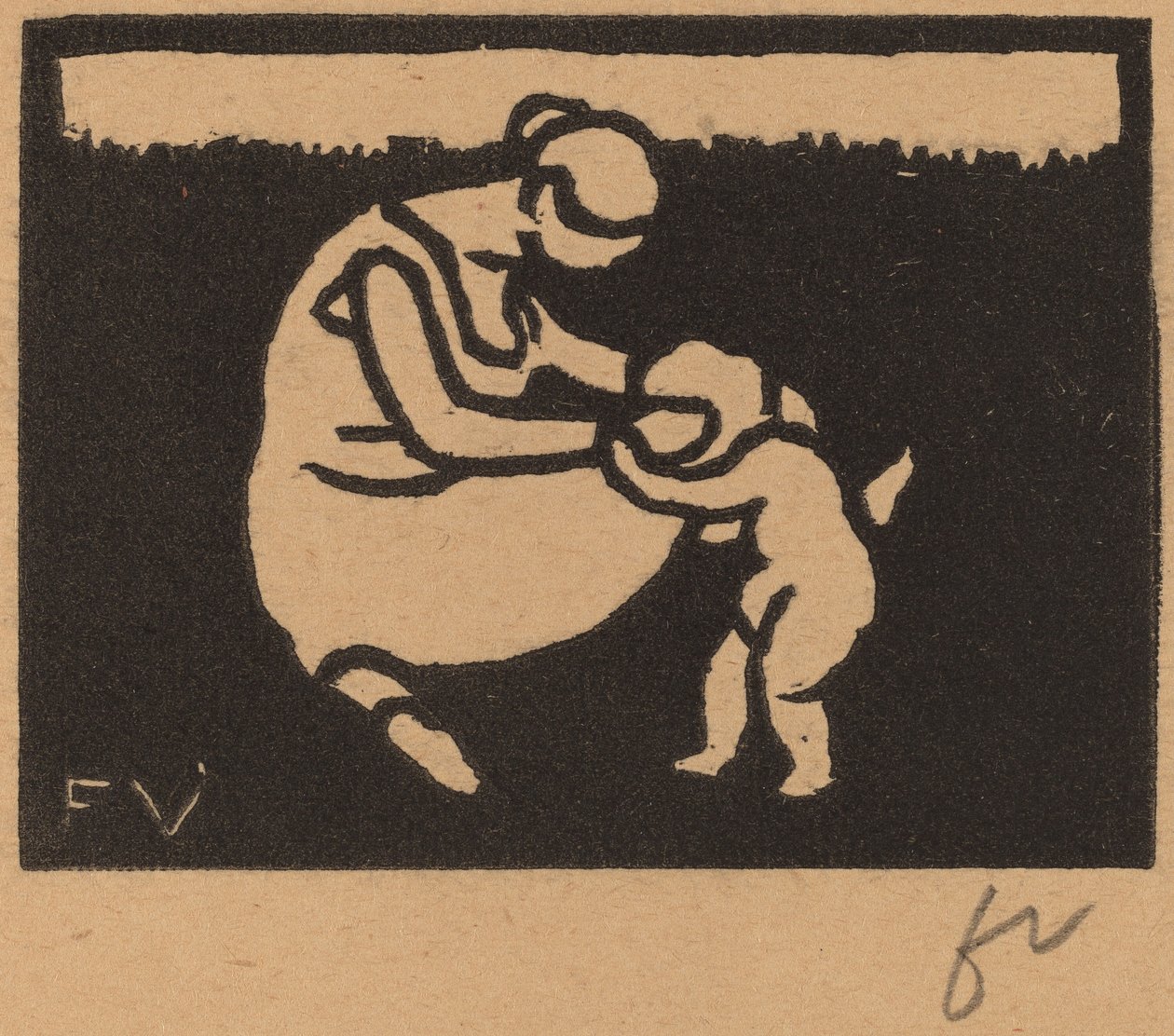 Yıkanan ve Çocuk Yıkanan ve Çocuk, 1893. by Félix Vallotton