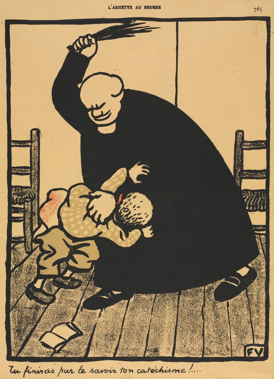 Suçlar ve Cezalar VIII, 765: Öğreneceksin... by Félix Vallotton