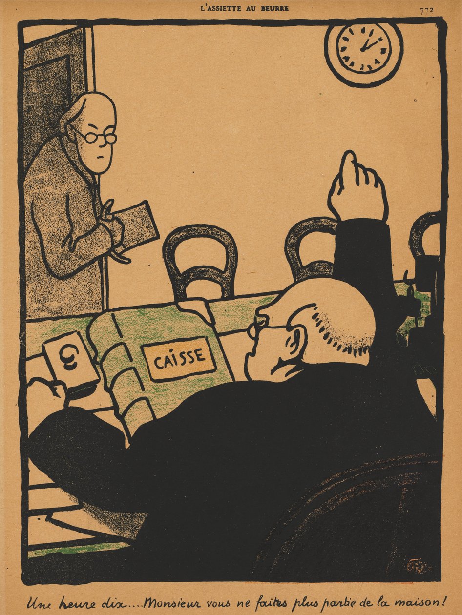 Suçlar ve Cezalar XV, 772: On Geçmiş Bir by Félix Vallotton