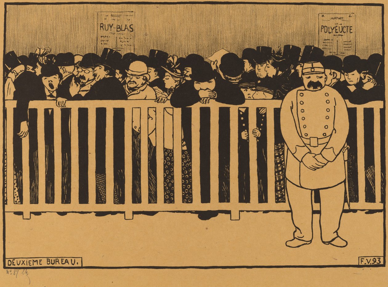 İkinci Ofis (Gisa) by Félix Vallotton