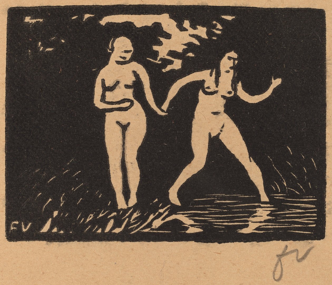 Suya Girmek by Félix Vallotton