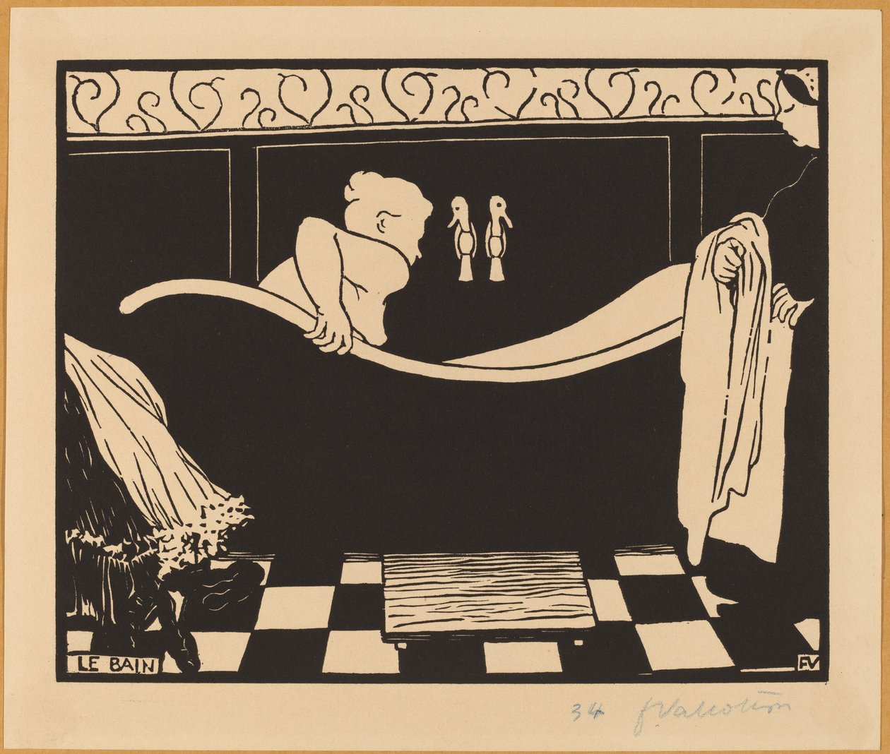 Le Bain (Banyo) by Félix Vallotton