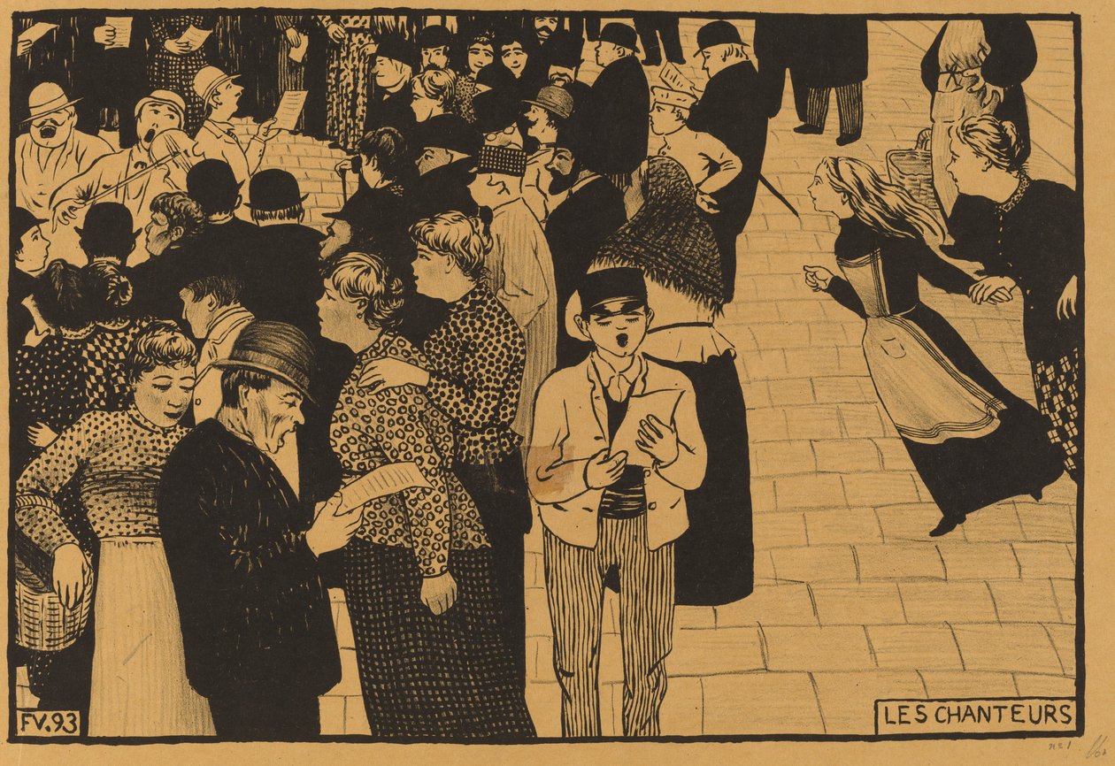 Şarkıcılar by Félix Vallotton