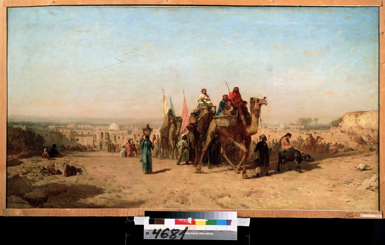 Karavan (Karavan). Felix Francois Ziem