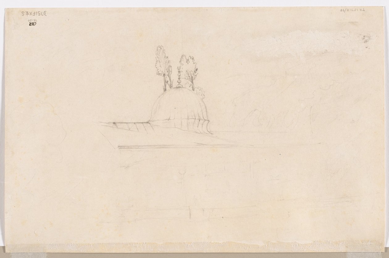 Cami Yakınındaki Köşk için Eskiz, 1800