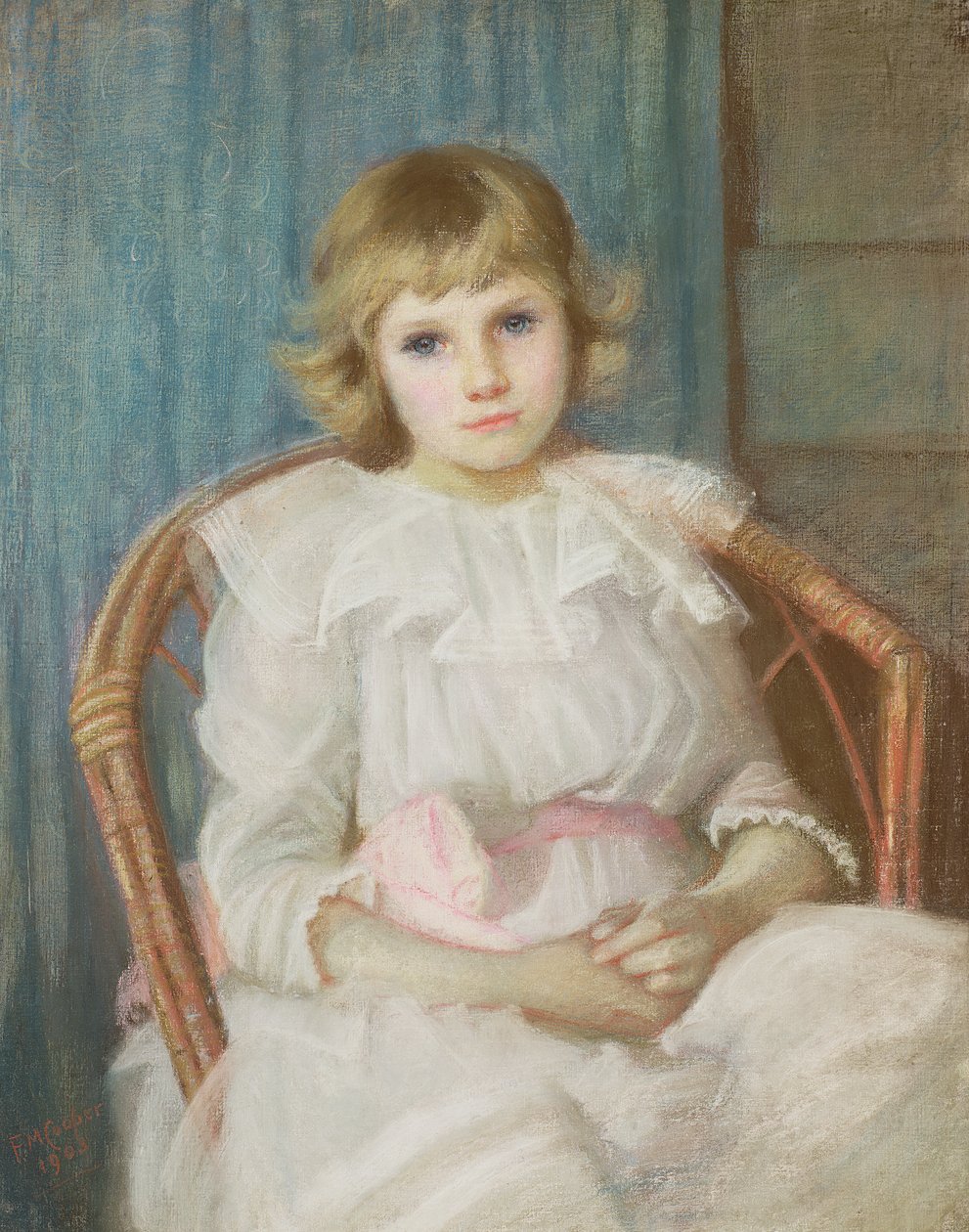 Genç Bir Kızın Portresi by Florence Cooper