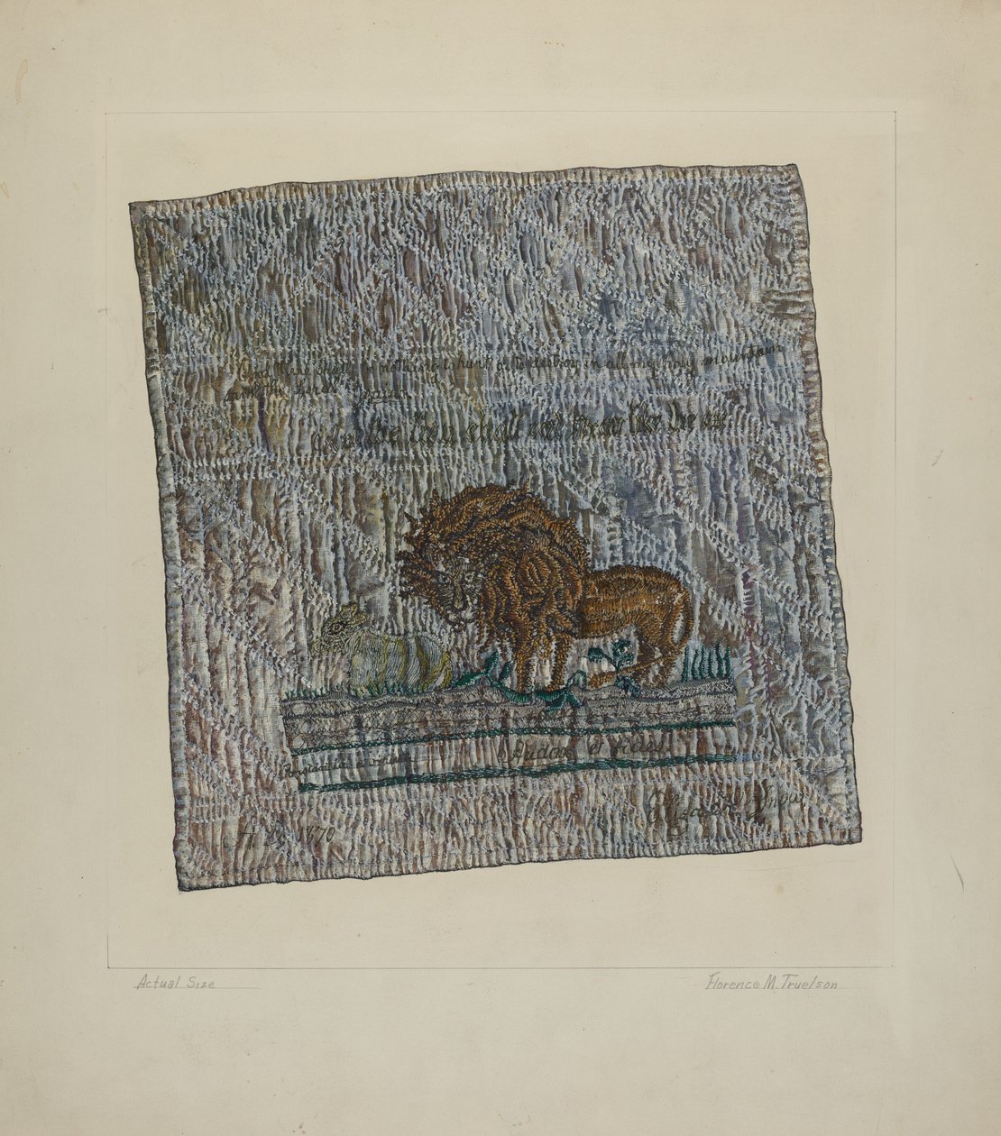 Yorgan Bloğu: "Cesur ve Sadakat" by Florence Truelson