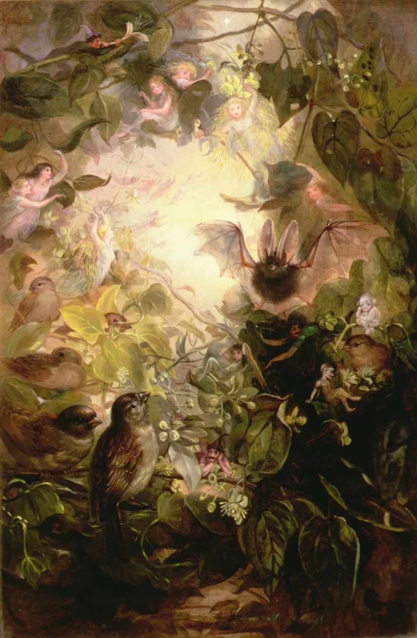 Peri Avı (tuval üzerine yağlı boya) by Florence Vernon