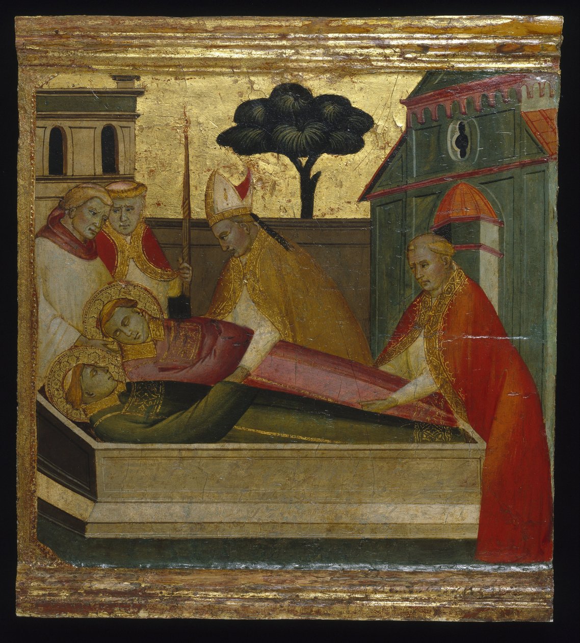 Aziz Lawrence, Aziz Stephen Mezarına Gömüldü by Florentine Lorenzo di Niccolò