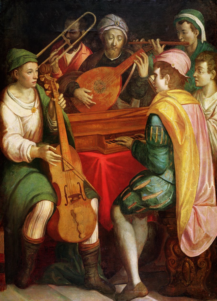 Tónleikar, seint á 16. öld by Florentine School