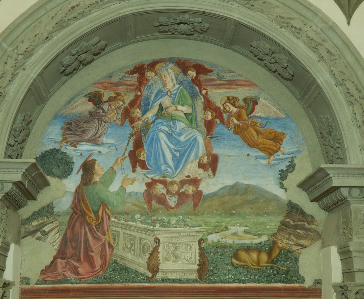 Meryem Ana'nın Varsayımı by Florentine School