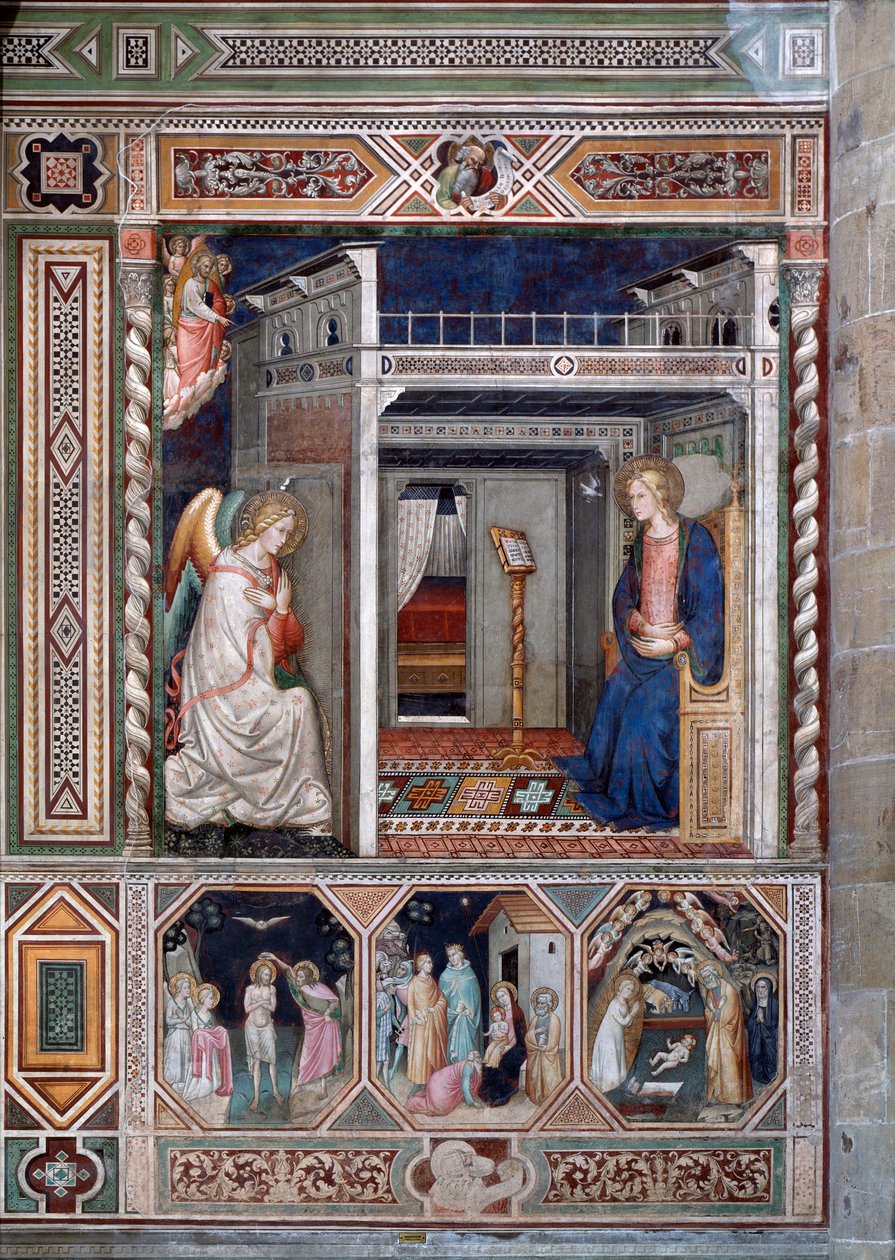 Müjde - Fresk by Florentine School