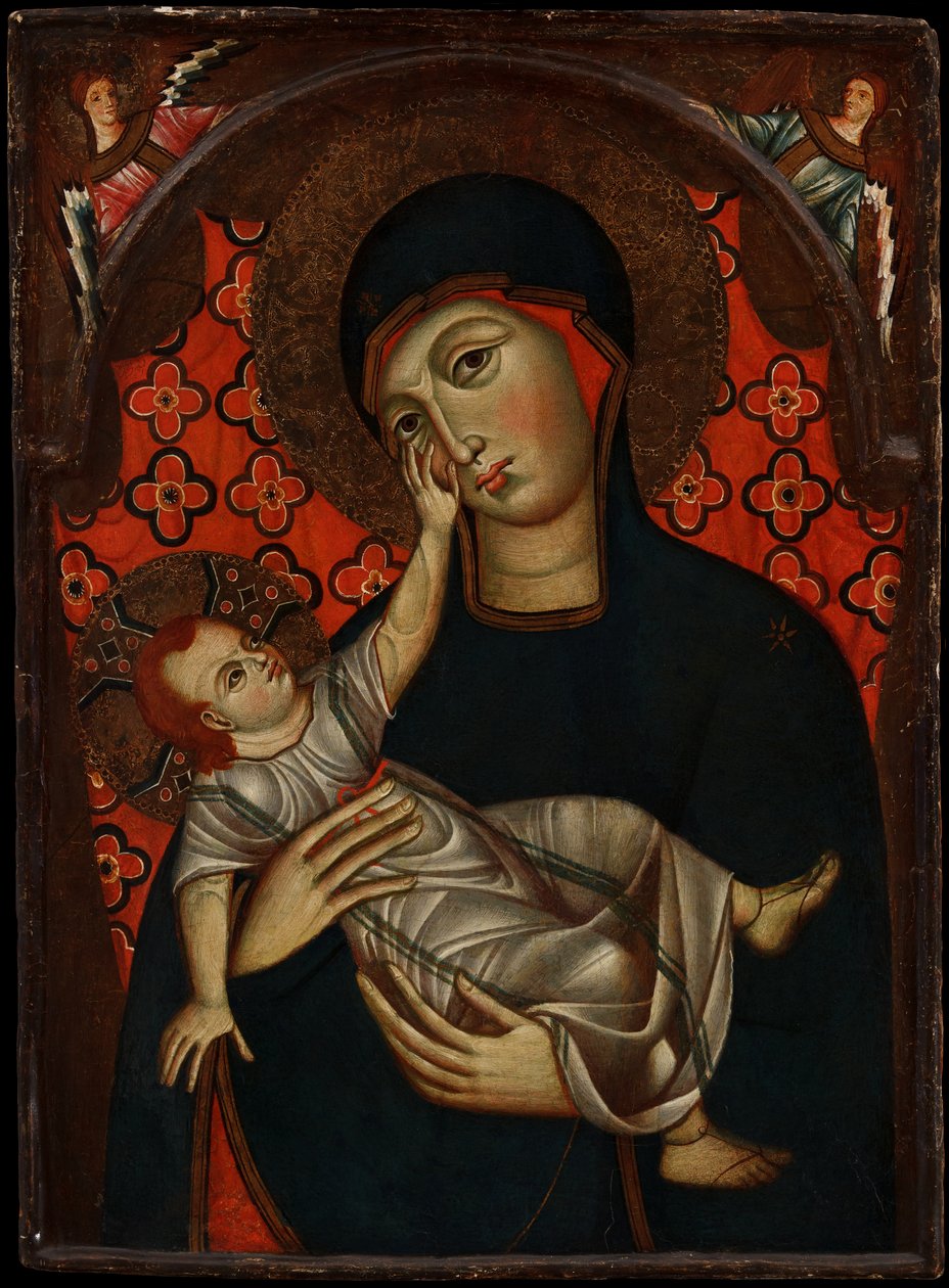 Bakire ve Çocuk, 13. yüzyılın sonlarında by Florentine School
